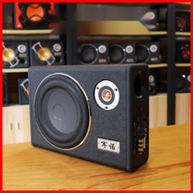 바닥우퍼 시트 고급 저음포 개조 슬림 12v24v 초중저음시트, 듀얼스피커, 만능, 펠트8인치(12V)케이블포함