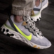 (해외배송) 나이키 100스퀘어 나이키 리액트 엘리먼트55 스프루스 아우라 볼트 BQ6166-009 Nike React Element 55 100스퀘어