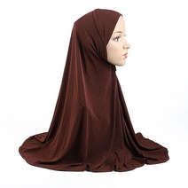 H062 그레이트 사이즈기도 hijab 7070cm amira hijab 일반 스카프 머리 랩 머리띠에 당겨