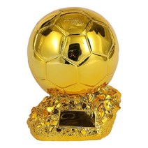 축구트로피 전기 도금 골든 볼 어워드 축구 트로피 선물 수지 공예 최종 슈팅, 01 라이트 그레이_01 15cm