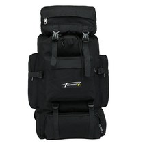 배낭 하이킹 70L 배낭 데이팩 자루 Haversack Adventure 여행 가방 가방 -, 블랙, 70x36x20CM, 나일론