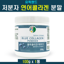 Blue Collagen 저분자콜라겐 펩타이드 수용성 어류콜라겐 분말 가루 연어 명태껍질 콜라겐 파우더 효소분해 부신 호르몬 피부세포 동일구조 먹는 피부 대구 어린 초미세 나노 블루베리 로얄제리 추천 효능 캐나다 여성 피부미용 주름개선 여자 피부탄력 이너 뷰티 영양제, 1개, 100G