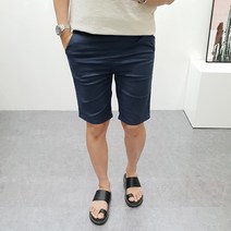 구스마켓 남자 데일리 5부 면 밴딩 반바지 (4color)