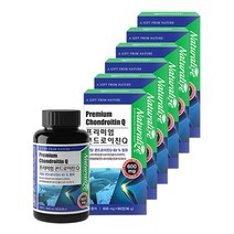 프리미엄 고순도 콘드로이친 물에녹여먹는 고형차 상어연골 어골칼슘 보스웰리아 백수오 HACCP ISO인증 요구르트맛 2개월분, 60정 x 6개