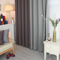 [나산] 커튼 향균 텐셀 CT586-E 290X240cm +레일 타이백