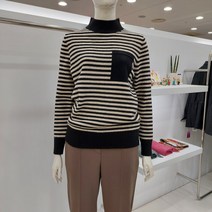 막스카라 스트라이프 니트 M24QKR356ME-B2