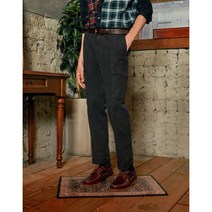 [헤지스 남성] HZPA1D347CG 차콜그레이 스트레이트핏 가먼트다잉 카고 캐주얼