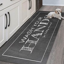 세탁 가능한 주방 매트 바닥 재미있는 현관 도어 매트 3D 카펫 욕실 러그 세트, 60x180cm, 4