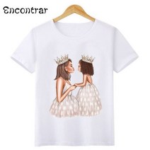 커플 시밀러 룩 매칭 가족 의상 사랑 엄마 딸 프린트 티셔츠 패션 패밀리 여성 용 재미있는 옷205198