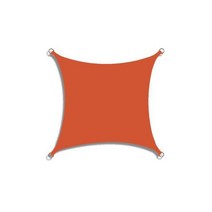 대형 야외 파라솔 방수 파라솔 그늘 항해 캐노피 캠핑 큰 천 야외 걸이식 정원 테라스, 10 orange_01 2x2m