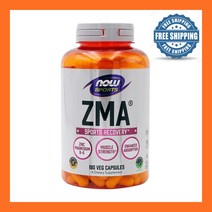 나우푸드 스포츠 ZMA 180배지캡슐 비타민B6 마그네슘 아연 스테아르산 VitaminB6 Magnesium Zinc