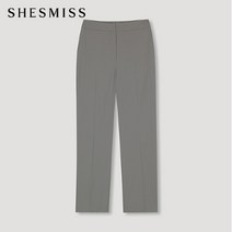 SHESMISS_02 [쉬즈미스] 스트레이트 데일리 팬츠_SWWSLM22040_GR