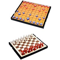 초등배틀 장기 체스 2in1 자석 보드게임 휴대용 교육용 차분한놀이 집중력