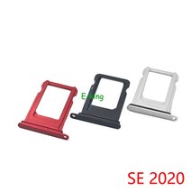 아이폰 SE 2020 Sim 카드 슬롯 트레이 홀더 판독기 소켓에 대 한 10pcs, [02] se 2020 red