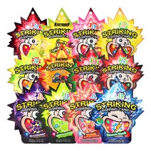 스트라이킹 팝핑캔디 12가지맛세트 (15gx12봉) 와다닥 톡톡 터지는 캔디
