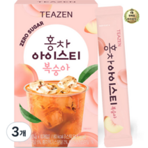 라이브잇 티젠 홍차 아이스티 복숭아 10p, 3개, 10개입, 5g