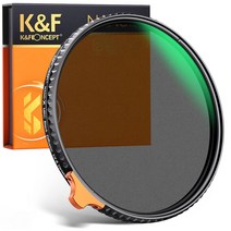 공식수입정품 K&F Concept NANO-X 블랙미스트 1/4   가변 ND2-ND32 2 in 1 렌즈필터 77mm