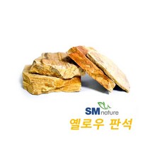 옐로우 편석 [판석 슬레이트석] 랜덤 [1kg단위]
