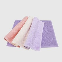 송월타올 [송월타월] 스윗하트 슈가 발매트, 연보라