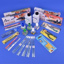 아카데미과학 프라모델 도구모음 타미야 니퍼 핀셋 접착제 사포 붓 신너 아트나이프 모형 건담 학교용품, 79-정광 공구함 특3호(소형)