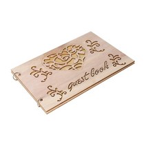 웨딩 방명록 게스트북 결혼식 웨딩 게스트 북 사인 20 페이지 나무 서명 북 부인과 Mr 사진 프레임 장, 07 6_01 기타