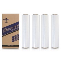 오공 공업용랩 스트레치필름 수동용 4개입 1박스, 20mic 500mm 350m (4개입)