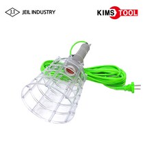 제일 ML-200 전문가용 대형 접지 작업등 E26용 국산 10M전선 접지등 삼파장 캠핑등