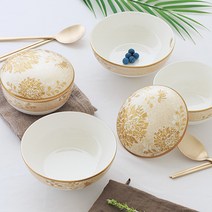 한국도자기본차이나 금화 예단 단반상기세트 6pcs, 예단포장 + 레아수저