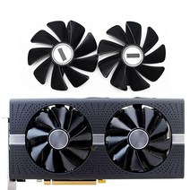 CCBBAA 2피스 CF1015H12D 쿨러 팬 사파이어 라데온 RX 470 480 580 570 니트로 마이닝 에디션 RX580 RX480 게이밍 비디오 카드 냉각 USA 미국