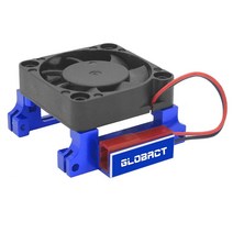 GLOBACT CNC 알루미늄 합금 ESC 냉각 팬 방열판 고속 팬 방열판 1/10 traxxas 슬래시 4x4 스탬피드 4x4 VXL 러슬러 VXL 교체 #3340 Velineo