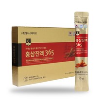 웰니스 바이오 6년근 홍삼 진액 365 스틱 [5+1] 쇼핑백 포함 10g x 30개입
