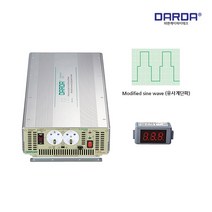 DARDA 다르다 SI-1700AQ 12V차량용인버터 2500W 유사단계파 캠핑 자동차