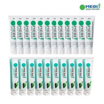 메디프랜 메디에프 시린이 천연치약 10ea + 메디화이트 천연미백치약 10ea 총 20개세트