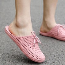위빙샌들 2022 여름 슬라이드 어 스타일 니트 플랫 신발 슬링 백 샌들 패션 숙 녀 슬리퍼 야외 매일 산책