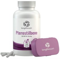 LongLifeNutri 프테로스틸벤 150mg 180 정