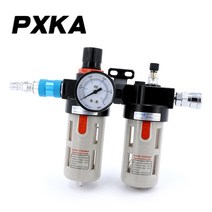 콤프레샤 수분 필터 유수분 분리기 압력 조절 밸브 오일-물 분리기 공압 필터 공기 펌프 감압 커, 12 S-8mm joint_04 AFC2000