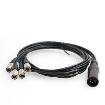 DRRI Sound Devices 688 664 Zoom F8 전원 공급 케이블 XLR 4 Pin to Hirose