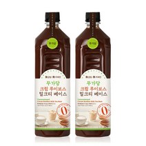 룩아워티 무가당 크림루이보스 밀크티베이스 1000ml 2개세트, 2개, 1개입
