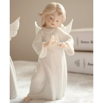 천사 도자기 야드로 인형 조각상 오브제 인테리어 소품 생일 집들이 선물, F