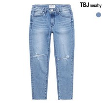 티비제이 여성 스키니 크롭 M톤 데님 팬츠 T195DP931M