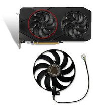 Cavabien 90mm T129215SU 비디오 카드 냉각 팬 에이수스 RTX 2060 슈퍼 2070 2080 듀얼 EVO 고급 그래픽 (그래픽 팬A), Graphics Fan-A