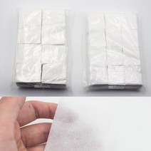 뷰티난다 사각 4분의 1 압축 절단솜 왁싱솜 압축솜 왁싱재료, 사각 압축 절단솜 (소_약 900장)