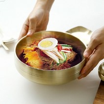 고급 이중면기 한정식 티타늄 냉면그릇, 2호 (20cm), 1개