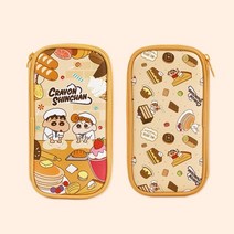 짱구 봉제필통 디저트타임 3, 옐로우, 1개