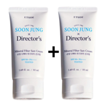 1+1 에뛰드 디렉터파이 순한 저자극 수분핏 유기자차 선크림 50ml, 디렉터파이 선크림 50ml + 50ml