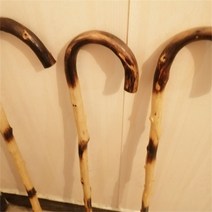 명아주지팡이 목발 보조기 원목 노인 수제 어르신, 블랙(지름 2-2.3cm)