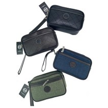 안스골프 야마모토 골프파우치 고급파우치 골프가방, 블루