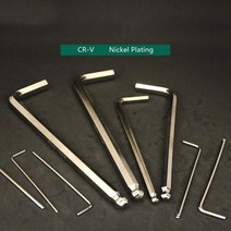 계량 측정 계측 1510 pcs 볼 헤드 알렌 키 세트 미터법 육각 렌치 cr-v 합금 니켈 도금 l 형 나사 너트 육각 렌치 수리 손 도구 고정밀 공구 철물, 10개, 5mm-(120mm 리터)