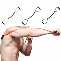 쉐도우 복싱 킥복싱 무에타이 가라데 탄력 트레이닝 저항 밴드, 블랙(35lb)