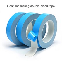 25M 양면 열 전도성 테이프 5-25mm 너비 파란색 열전달 테이프 컴퓨터 CPU GPU 용 접착 냉각 방열판, 2500만, 7mm
